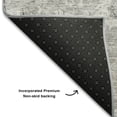 thumbnail image 5 of Addison Rugs Mayfield Premium Machine Washable Transitional Damask Gray Rectangle Rug, 9' x 12', 5 of 6