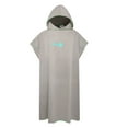 thumbnail image 1 of Wosthever Toalla De Microfibra Para Baño Unisex Absorbente Ligera Y Lujosa Toallas De Baño Para El Cuerpo Surf Poncho Toalla De Playa Gris 1 Deportes acuáticos gris 1, 1 of 6