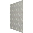 thumbnail image 4 of Ekena Millwork 19 5/8"W x 19 5/8"H Delfina EnduraWall Decorative 3D Wall Panel, UltraCover Satin Blossom White (Covers 2.67 Sq. Ft.), 4 of 6