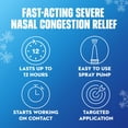thumbnail image 6 of Mucinex Sinus-Max Nasal Decongestant Spray, Severe Nasal Congestion Relief, Clear & Cool, .75 fl oz, 6 of 9