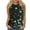 B-Green, variant on GERsome Tank Tops for Women Crew Neck Sleeveless Floral Tops Loose Fit Basic T Shirts Summer Beach Vacation Outfits S-2XL