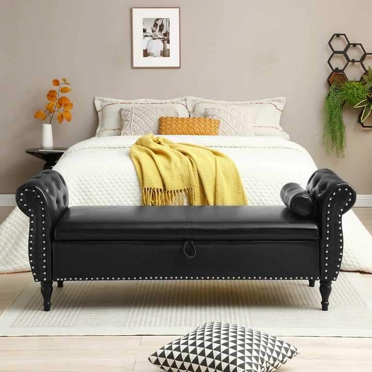 Walmart bedroom storage bench top
