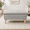 Grey, variant on 32" Wide Storage Ottoman Bench with Built-in Tray, Square Storage Ottoman for Extra Storage, Upholstered Footrest and End of Bed Bench, Perfect for Living Room, Bedroom.