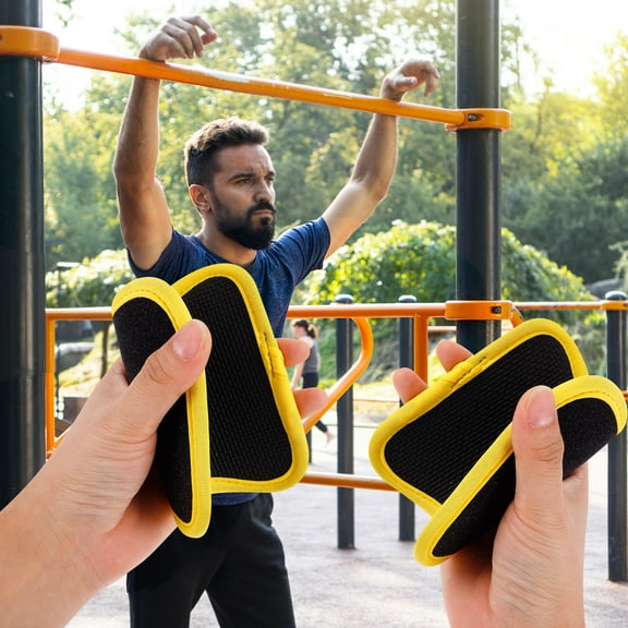 Worgeous Gym Grip Pads Neoprene 2Pcs 4.7X4.3X0.4In