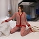 thumbnail image 1 of Pijama sexy para mujer, primavera y otoño, seda de hielo, traje de manga larga, ropa exterior, talla grande, 1 of 5