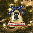 thumbnail image 4 of USA 250th Anniversary Commemorative Ornament, 2D Acrylic Bell Hanging Decorations for Christmas Tree, Worth Collectible Patriotic Gift, Lightweight and Durable, Exquisitely Polished, #B, 4 of 7