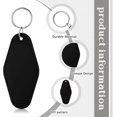 thumbnail image 2 of BlinkLLX 20 Pcs Blank Motel Keychain Sublimation Vintage Blank Hotel Keychain Bulk for DIY Crafts Ornament, 2 of 6
