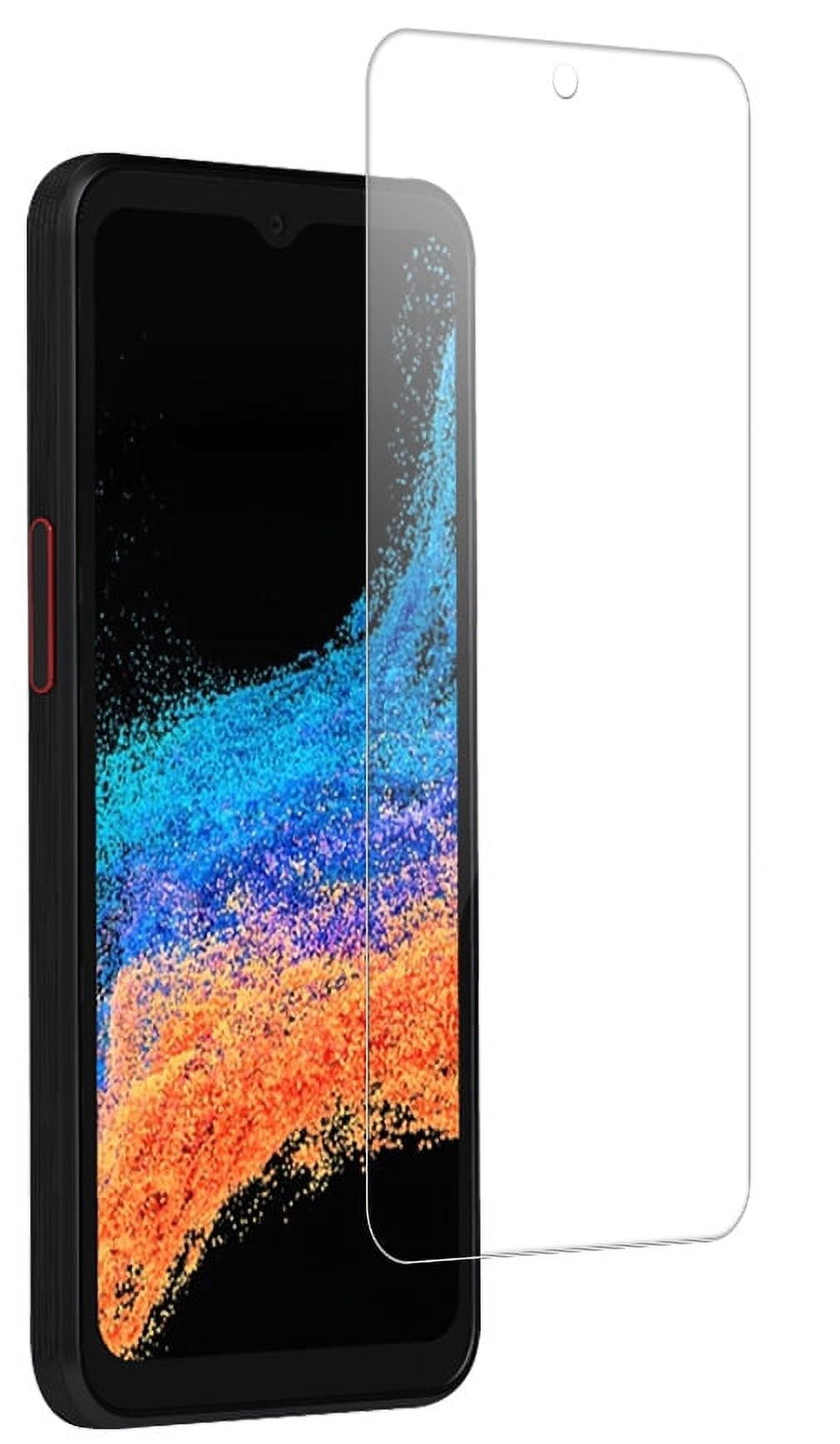 Tempered Glass for Galaxy XCover 6 Pro / XCover 7 Pro, Nakedcellphone 9H Hard Clear Screen Protector [Scratch/Crack Saver] for Samsung XCover6 Pro Phone (2022, SM-G736) & XCover7 Pro (2025, SM-G766)
