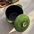 thumbnail image 4 of Staub Cast Iron 1.5-qt Petite French Oven - Pistachio, 4 of 7