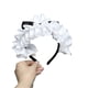 thumbnail image 4 of Halloween Maid Cleaning Lady Costume Accessories Set 3 Piece Anime Ruffled Hair Hoop Lace Apron Duster Set For Maid Dress Up, 4 of 4