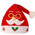 thumbnail image 1 of Farfi Christmas hat Lovely Cartoon elástico peluche Ball Snow Elf Santa Claus hat Party Products, 1 of 5