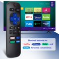 thumbnail image 5 of Control remoto de repuesto para Hisense TCL Sharp Onn Roku TV, 5 of 5