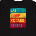 thumbnail image 4 of Inktastic RC Racing Eat Sleep RC Cars Repeat Boys or Girls Long Sleeve Toddler T-Shirt, 4 of 5