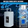 thumbnail image 4 of GXCZ Insulin Cooling Box, Refrigerator, Insulin Cooling Box, USB Portable Refrigerator Cooler, Travel Case With Alarm Battery 10200mAh, Suitable For Home Use, 4 of 7