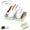 Green, variant on A8 Waterproof Pill Organizer Set with 14 Color-Coded Reusable Pouches, 2-Week Medication Storage Portable Pill Case for Travel