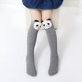 thumbnail image 2 of Cartoon Animal Cat Bear Fox over Calf Knee High Socks, 5 Colors, One Size, 2 of 5