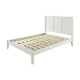 thumbnail image 6 of Camaflexi Shaker Style Solid Wood Full Panel Platform Bed in White 100% Solid Wood, 6 of 7