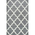thumbnail image 1 of Nuloom 2' 8 x 8' Tapis en Treillis en Gris, 1 of 2