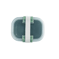 thumbnail image 3 of Mainstays Food Storage Snack Container, Rectangle, Green, 19oz Capacity, 3 of 5