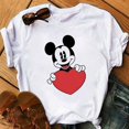 thumbnail image 1 of Minnie Mouse camiseta niñas mujeres Kawaii Top dibujos animados gráfico camisetas divertidas Harajuku Disney camiseta moda camiseta ropa femenina Gao Jinjia LED, 1 of 2