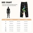 thumbnail image 3 of Balery Music Notes Pantalones de pijama para mujer, pijamas ultraligeros, pantalones de estar por casa-X-Large, 3 of 6