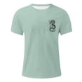 thumbnail image 4 of Vivianyo HD Short Sleeve Shirt for Men,Big Summer Fashion Casual Men's Round Neck Printed T-shirt Top, 4 of 4