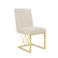 thumbnail image 2 of Home Gear Gold with two X supports Dining Chair, 2 of 4