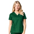 thumbnail image 2 of Maevn Blossom 3 Pocket V-Neck Scrub Top & Utility Pocket Cargo Scrub Pant Set, 2 of 5