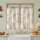 thumbnail image 1 of Cortinas de Ventana JINCHAN de Estilo Rústico Floral para Cocina 90x60 cm 2 Paneles, 1 of 9