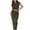 Green, variant on Jane Wardrobe Women’S Casual 2-Piece Outfit Set, Short Sleeve Crew Neck Fitted Crop Top With High Waist Bodycon Maxi Skirt, Soft Stretch Polyester Fabric, 2pcs, Sizes S M L XL XXL