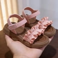 thumbnail image 6 of Tigivemen Toddler Girls Dress Sandals Summer Water Shoes for Kids Flowy Open Toe Sandal with Soft Sole Non Slip Pink Size 11, 6 of 7