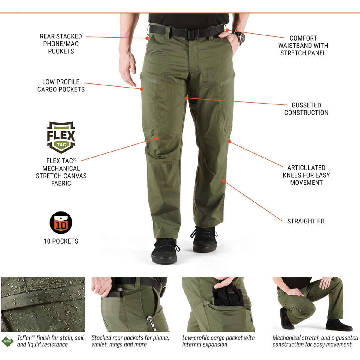 5.11 Tactical Men's Apex Cargo Work 