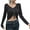 Black, variant on Womens Fall Fashion 2022! QLEICOM Sweaters for Women, Women's Drawstring Hollow V-neck Sweater Women's Loose Autumn And Winter Long-sleeved Sweater New On Clearance