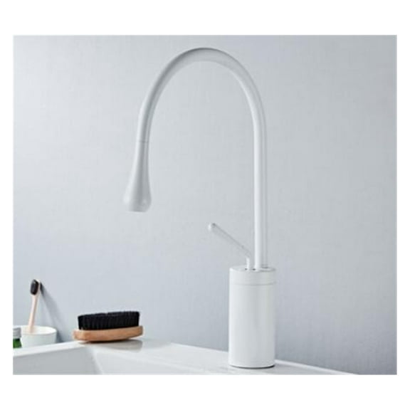 Basin Faucet Modern Nickel/Black Bathroom Faucet Kitchen faucet Single Hole Cold and Hot Water Tap Basin Faucet Mixer Taps