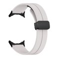thumbnail image 2 of Silicone Watch Bands with Stainless Steel Buckle, Quick Release, Compatible with Watch 2 with Magnetic Folding Buckle, Wear Resistant Smartwatch Strap, 2 of 7
