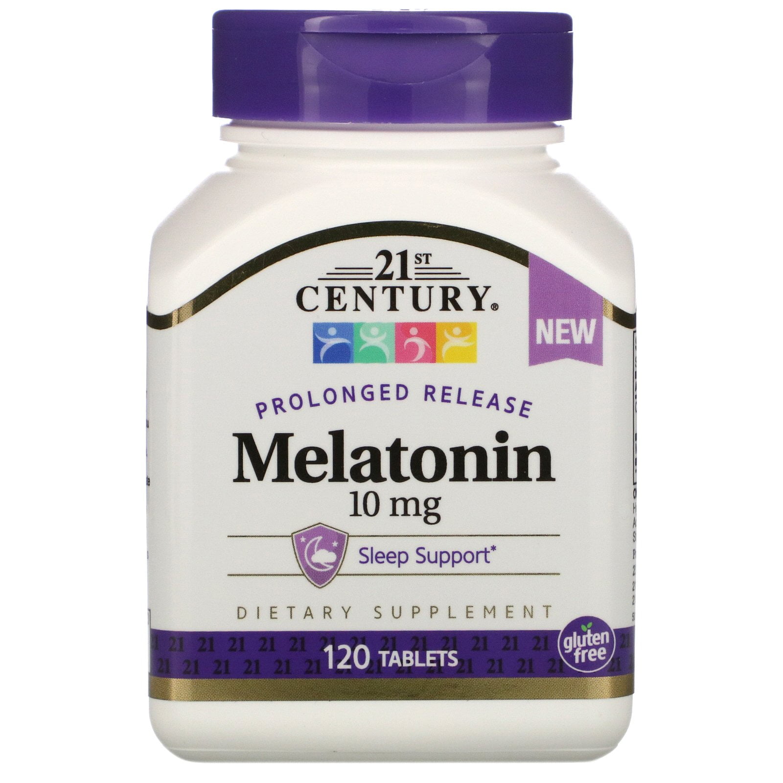 21st Century Melatonin, Prolonged Release, 10 mg , 120 Tablets