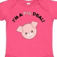 thumbnail image 4 of Inktastic I'm a Pig Deal Cute Pig Pun Boys or Girls Baby Bodysuit, 4 of 5