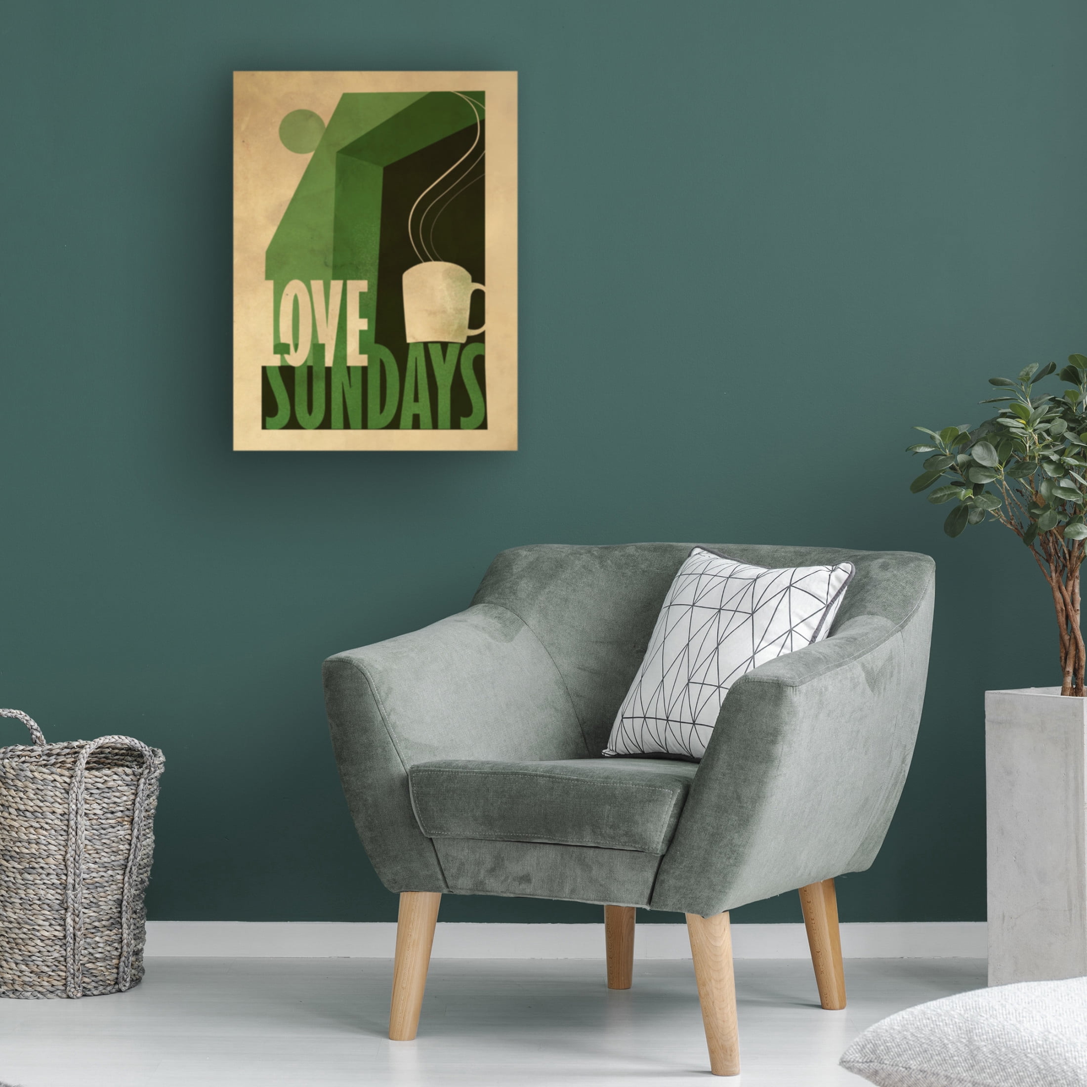 Trademark Fine Art Dionisis Gemos  Love Sunday print Canvas Wall Art