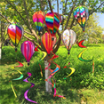 thumbnail image 3 of Garden Spring Hot Air Balloon Pendant Rotating Windmill Hanging Decoration H, 3 of 6