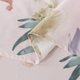 thumbnail image 6 of Lanpei Leaf & Floral Farmhouse Bed Sheets Set Twinxl, 100% Cotton Shabby Botanical Chic Aesthetic Fitted Sheet Set, Soft Breathable Pink Bedding Set (1 Flat Sheet, 1 Fitted Sheet, 2 Pillowcases), 6 of 8
