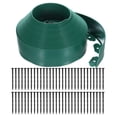 thumbnail image 1 of Uxcell Bordes de Paisaje, 1Pcs 66FT x 3.94" Kit de Bordes de Jardín con 60 Estacas para Jardín Césped Cama de Flores (Verde), 1 of 7