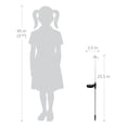 thumbnail image 6 of Exhart Butterfly, Hummingbird and Dragonfly  Solar Powered Garden Stakes, 3x25 inches, Plastic, Clear (Decor for Home Patio, Outdoor Garden, Yard or Lawn), Plastic, 6 of 7
