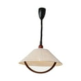 thumbnail image 4 of perfeclan Ceiling Chandelier Droplight Space-saving Wood Utility Easy Cleaning LED Hanging Lamp Lampshade for for Household Living Room C, 4 of 9