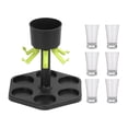 thumbnail image 3 of Portavasos, Bandeja Para Vasos De Cerveza, Bandeja Para Servir Cerveza, Estante Para Gabinete De Bar De Cocina Con Taza, 3 of 8