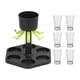 thumbnail image 3 of Portavasos para bebidas, soporte para vasos de muestra, taza de degustación de cerveza Rejilla con taza, 3 of 9