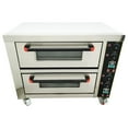 thumbnail image 4 of Commercial Convection Baking Oven Pizza Oven Movable Double-decker with Universal Wheels 220V 6.4KW, 4 of 18