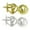 Gold and Silver, variant on Dualoai Hip Hop Teeth Grill Decor Multifunctional Portable for Hallowen Show Parties Gold