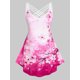 thumbnail image 1 of Tank Top de Talla Extra con Estampado de Flores Cruzadas Rosegal  Camisetas sin mangas de talla grande, 1 of 5
