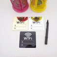 thumbnail image 4 of Wifi Sign Acrylic Wall Sticker Mirror Surface Wifi Notice Board Wall Sticker for Restaurants and Beauty Salons, 4 of 5