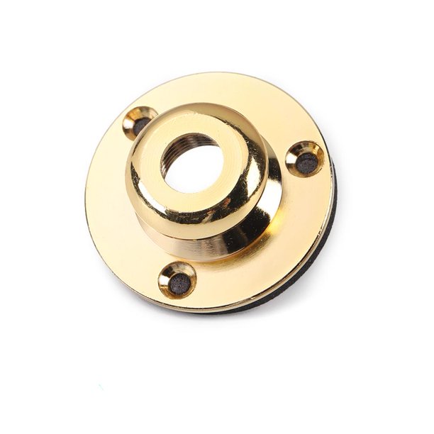 Pastillas de guitarra End Pin Cover Ukulele EQ Output Input Endpin Covers (Oro) Likrtyny Para estrenar